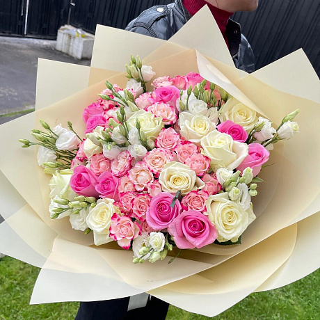 Букет цветов Нежность №365 - Фото 5