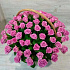 Корзина из 101 розовой розы - Фото 1