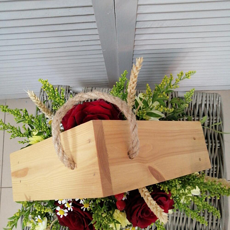 Букет цветов Домик Летний - Фото 5