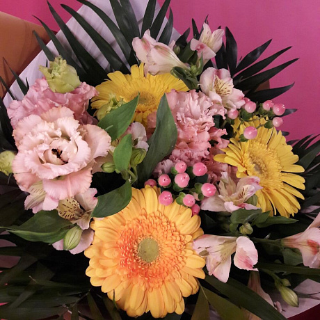 Букет цветов Шелковый жемчуг - Фото 4