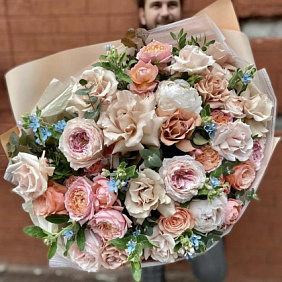 Букет цветов "Капуччино"