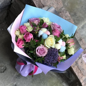 Букет цветов "Леденец" №161