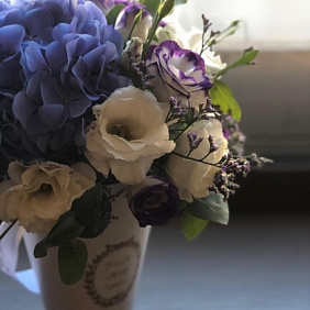 Букет цветов "Жемчужина красоты"  №163