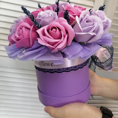 Ароматная композиция из мыльной розочки ️ - Фото 5