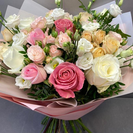 Букет из роз нежный - Фото 5