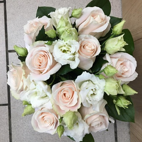 Коробка из цветов "Нежность" №161