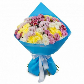 Букет из хризантем Звездное небо (макси)