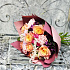 Компактный букетик из роз, хризантемы, альстромерии Моей Родной - Фото 2