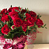 Цветы в коробке кустовая роза Яркая встреча - Фото 4