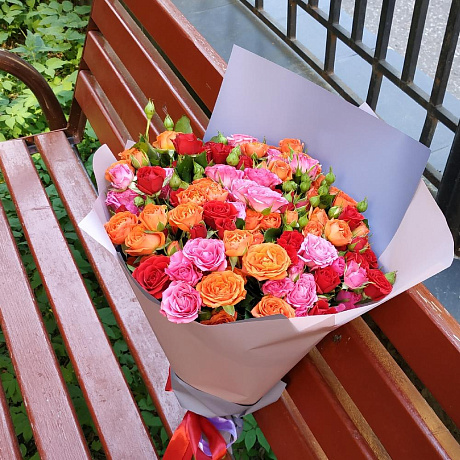 Букет цветов Радость моя - Фото 8