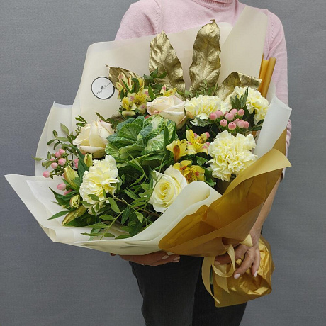 Букет цветов Golden Love - Фото 3