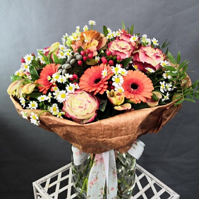 Букет цветов "Летний" №163