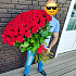 Букет из 101 Красных роз (70 см) - Фото 3
