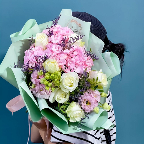 Букет цветов Мятное суфле - Фото 4