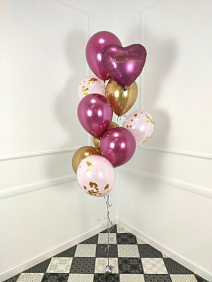 Композиция из шаров "Пузырьки игристого"