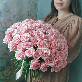 Букет цветов "Сладкая вата" №161