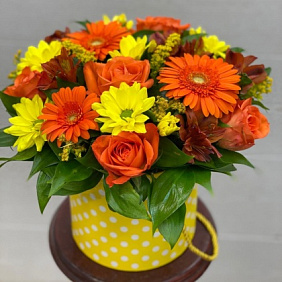 Цветы в коробке №241