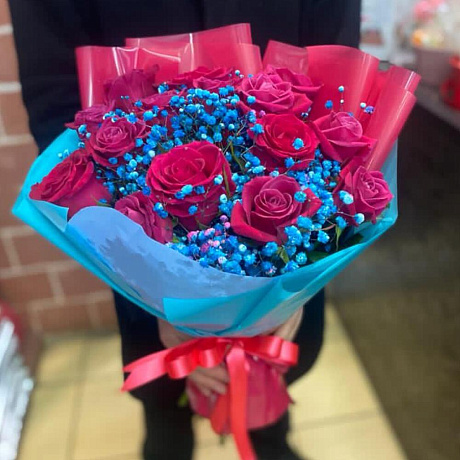 Букет Малиновые сны №160 - Фото 3