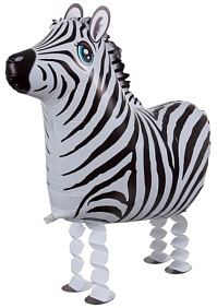 Ходячая фигура шар "Зебра" 61 см.