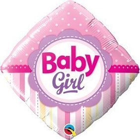 Шар ромб "Baby Girl"