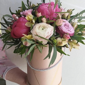 Букет в коробке №160