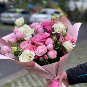 Букет цветов "Ягодный пунш" №160