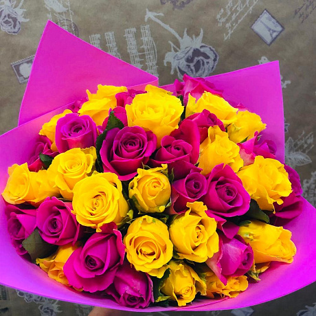 Моно букет из 39 роз - Фото 4