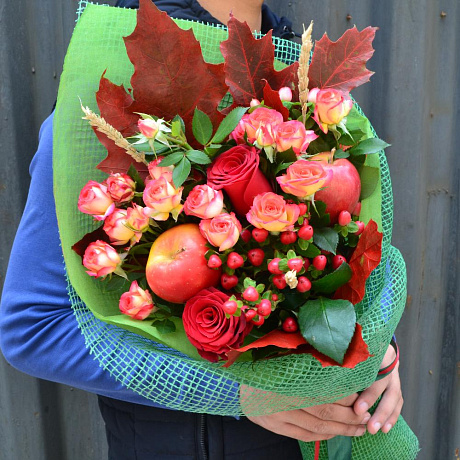 Букет цветов Осеняя свежесть - Фото 2