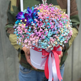 Цветы в коробке №485