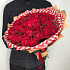 25 красных роз в стильной упаковке - Фото 2