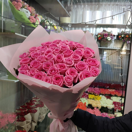 Розовые розы №160 - Фото 4
