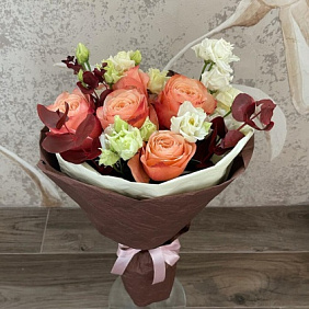 Букет цветов "Осенний поцелуй" №164
