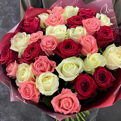 Букет цветов Lovely roses - Фото 3