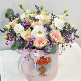 Цветы в коробке №354