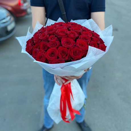 Премиум розы в фетре - Фото 2