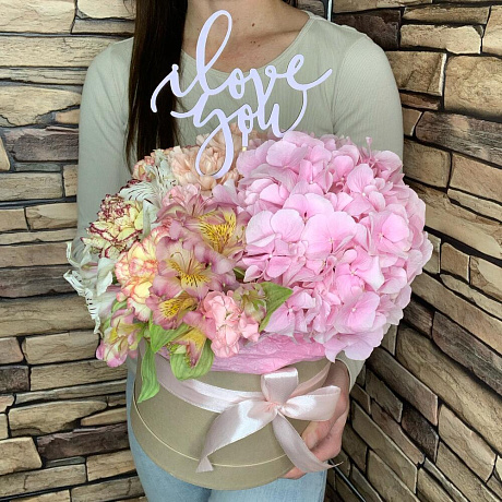 Букет цветов «I Love you»️ - Фото 2