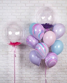 Композиция из шаров "Для любимой" - 4