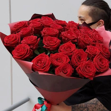 Букет из 31 Красной Розы Ред Наоми - Фото 2