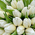 Букеты из белых тюльпаны - Фото 5