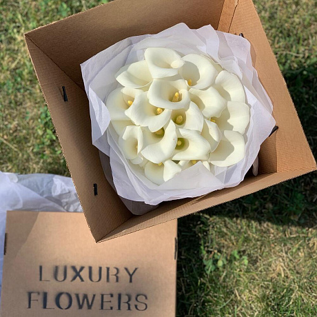 Букет невесты Luxury Flowers Белая Калла - Фото 2