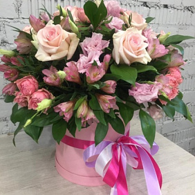 Цветы в коробке №203