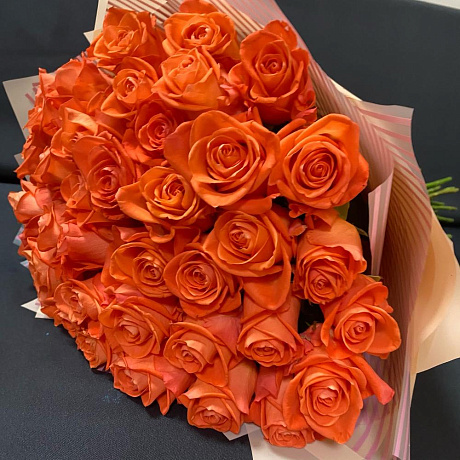 39 оранжевых роз - Фото 4