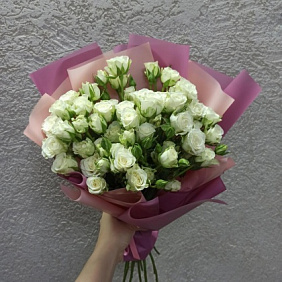 Букет кустовых роз №175