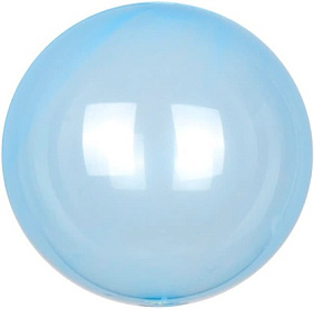 Шар "Сфера 3D Deco Bubble" (Голубой), кристалл