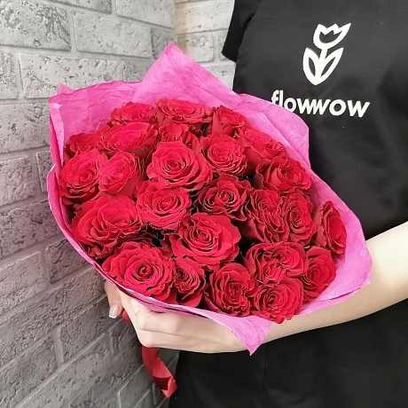 Букет 25 роз все для любви №2 - Фото 2