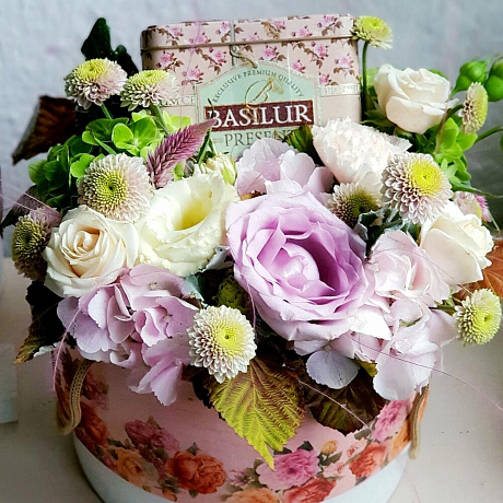 Букет цветов Английский сад - Фото 2