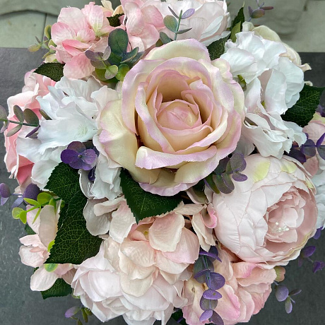 Нежная композиция  из  роз - Фото 6