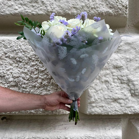 Букет цветов Чистое небо - Фото 3