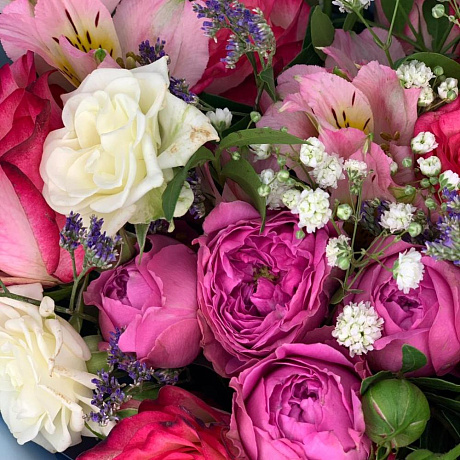 Букет цветов Розовое пралине - Фото 5