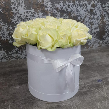 Розы в коробке 21 штука - Фото 2